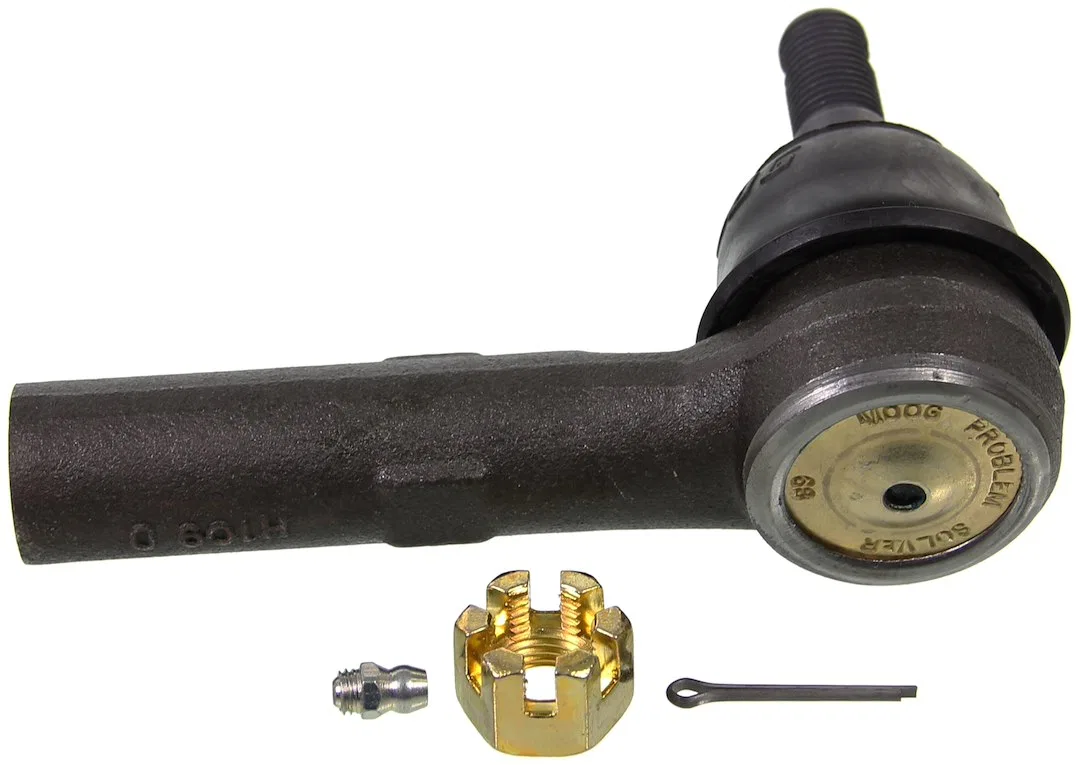 ES80644 – MOOG Tie Rod End, OE Replacement With Powdered-Metal Gusher Bearing To Allow Grease To Penetrate Bearing Su...